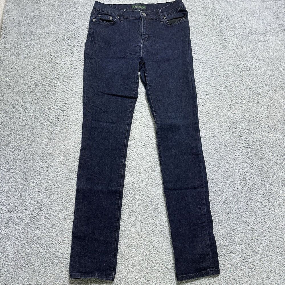 LRL‎ Lauren Jeans Co. Lauren Ralph Lauren Sz 6 Classic Straight Light Blue Jeans